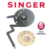 Caseador de 2 Garras Regulador do Comprimento do Ponto para Maquina de Costura Singer 288 266 e outras Novo Original