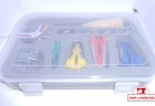 Estojo Aparelhos Para Fazer Viés Manual Faz Viez Completo Kit Fitador