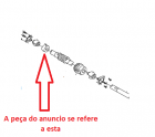 Colar do Eixo Horizontal Singer Facilita 2868 Premium e outras 9mm