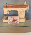 Maquina de Costura Singer 288 Rosa Nova de Mostru&aacute;rio Completa