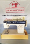 Maquina de Costura Singer 875 Azul Nova de Mostru&aacute;rio Completa