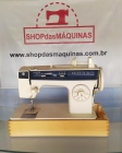 Maquina de Costura Singer 875 Azul Nova de Mostru&aacute;rio Completa