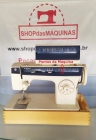 Maquina de Costura Singer 875 Azul Nova de Mostru&aacute;rio Completa