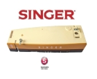 Tampa Da Maquina de Costura Singer Tipo 3 Bot&otilde;es Painel Duplo Original Azul