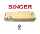 Tampa Da Maquina de Costura Singer Tipo 3 Bot&otilde;es Painel Duplo Original Azul