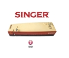 Tampa Da Maquina de Costura Singer Tipo 3 Bot&otilde;es Painel Duplo Original Azul