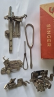 Kit Estojo para Maquina de Costura 221K Peso Pena Singer 1958 Singer Vintage