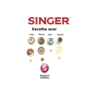 Kit Prendedor Retr&oacute;z e de Cone de Linha Porta Carretel Singer