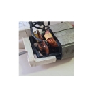 Motor Embutido para Maquinas de Costura Antiga de Suporte Fixo e Tampa de 2 Parafusos