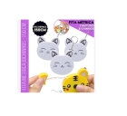 Fita M&eacute;trica de Costureira Retr&aacute;til de Bichinho Gatinha