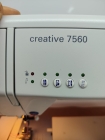 Maquina de Costura Eletrônica Profissional de Bordados e Nomes Pfaff Creative 7560