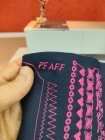 Maquina de Costura Eletrônica Profissional de Bordados e Nomes Pfaff Creative 7560
